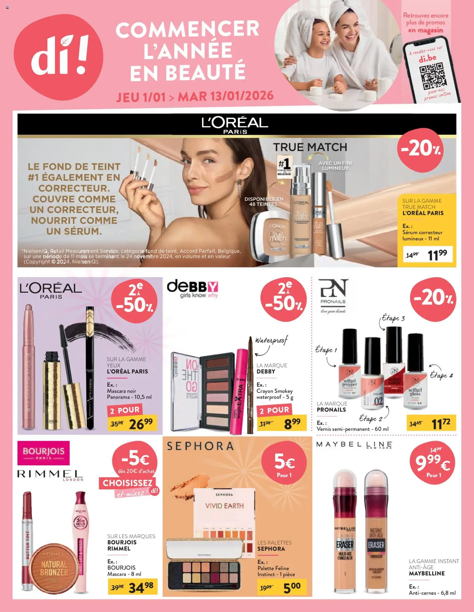 Voorbeeld van Publicité van winkel Di geldig vanaf 01/01/2026