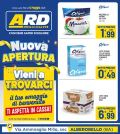 Anteprima dell'opuscolo ARD Discount volantino Apertura Alberobello dal negozio ARD Discount valido da 27/04/2026