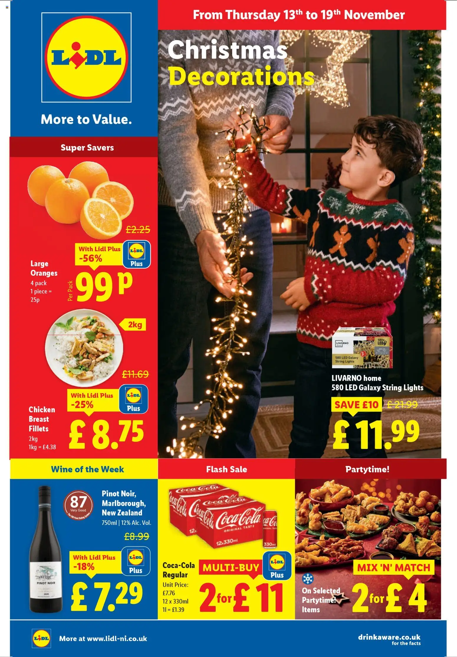 Preview of Lidl Christmas Decorations valid from 13/11/2025