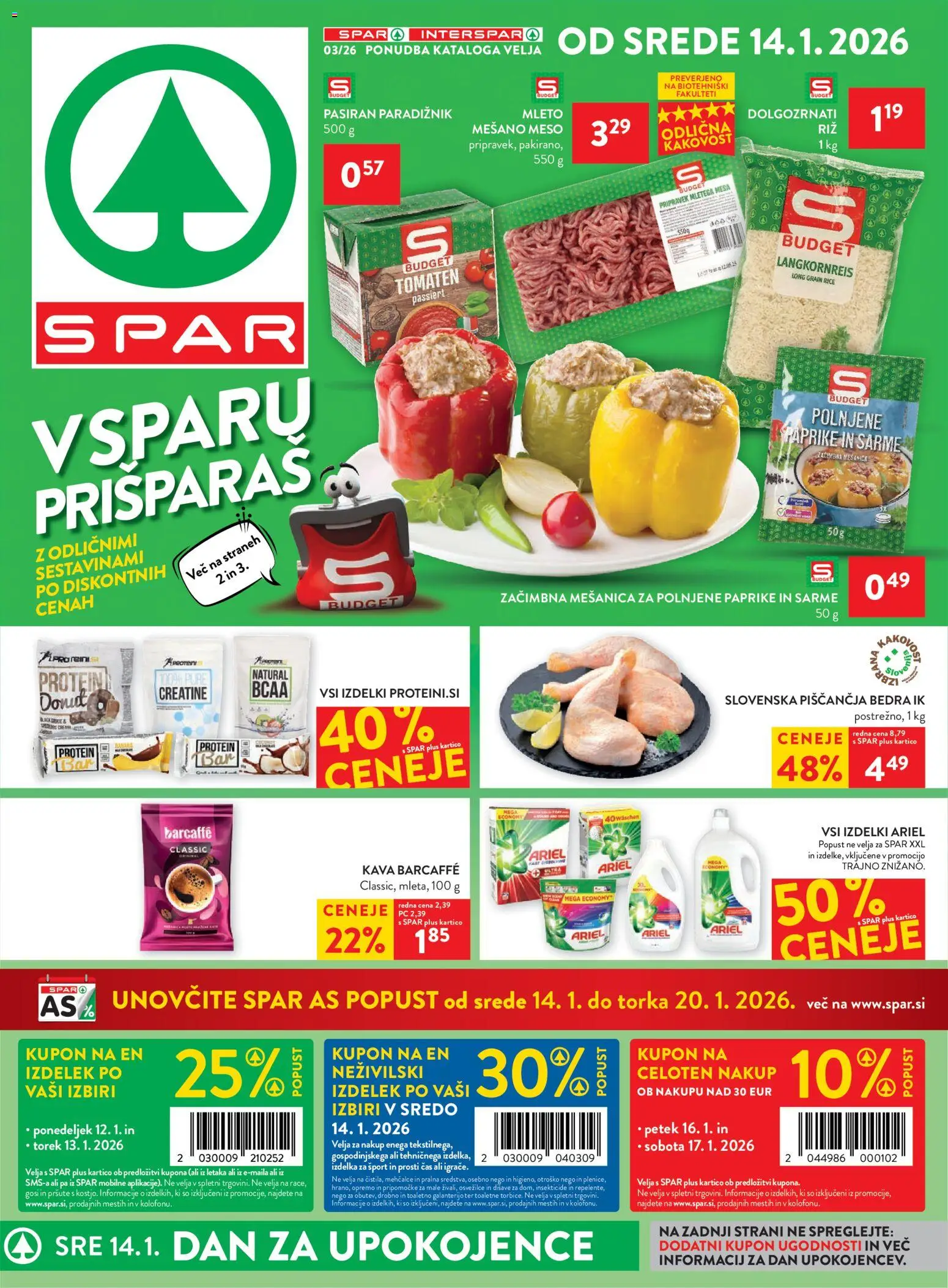Predogled kataloga iz trgovine Spar veljaven od 14.01.2026