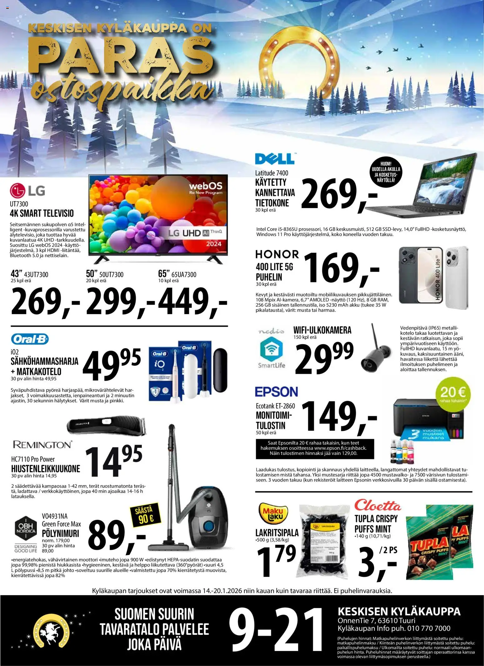 Kaupan Tuuri Tarjoukset esikatselu, voimassa 14/01/2026