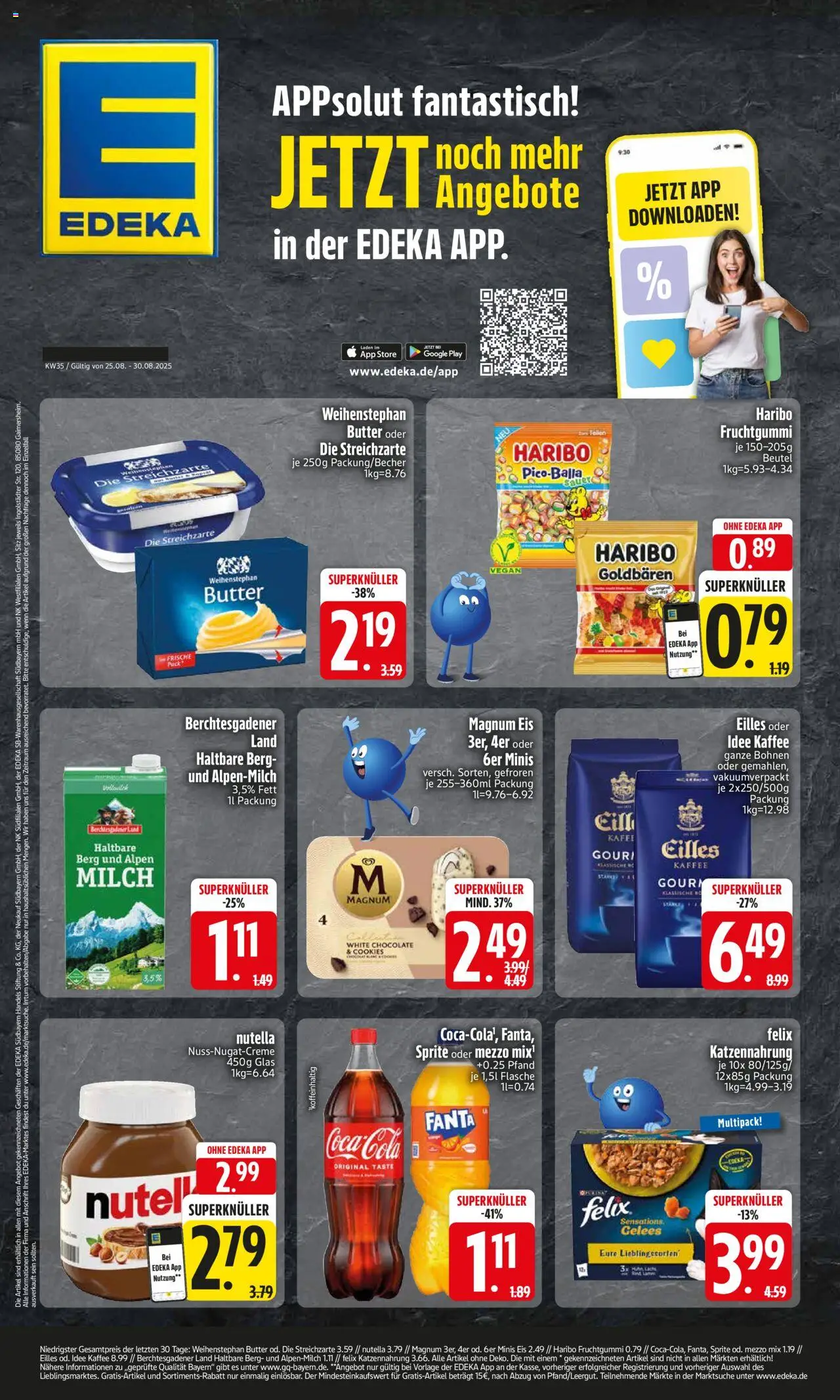 Edeka DE shop DE Folder geldig vanaf 24-08-2025 - Paginanummer 1