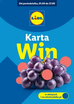 Pogląd gazetki "Katalog karta win" ze sklepu Lidl ważnej od 01.09.2025