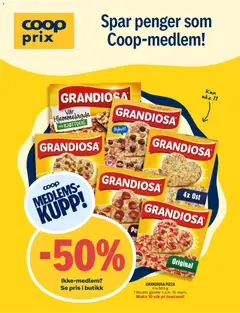 Forhåndsvis Coop Prix kundeavis fra butikk Coop Prix gyldig fra 09/03/2026