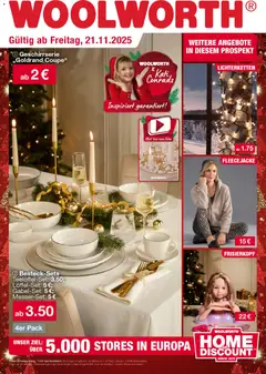 Vorschau der Angebote: Woolworth Flugblatt gültig ab 21.11.2025