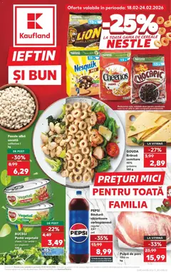 Previzualizarea de cataloage: Kaufland Galați valabil de la 18.02.2026