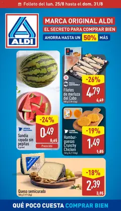 Vista previa del folleto de la tienda Aldi válido desde el 25/08/2025 