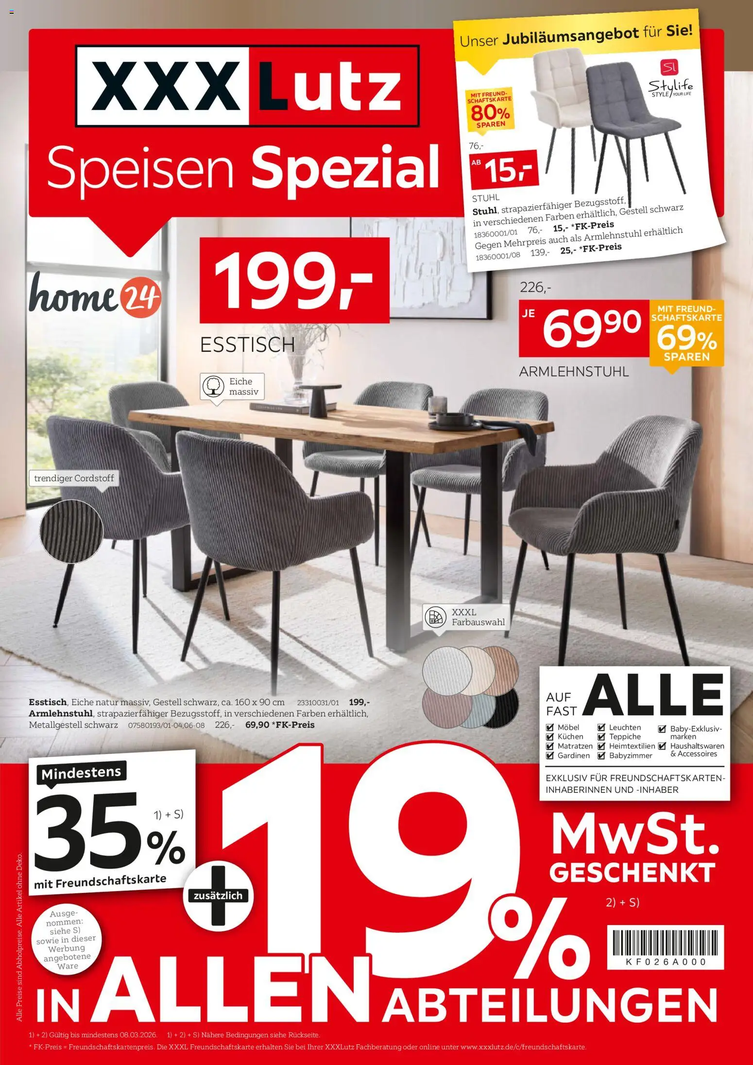 Vorschau von dem Prospekt des Geschäftes XXXL Lutz, gültig ab dem 22.02.2026