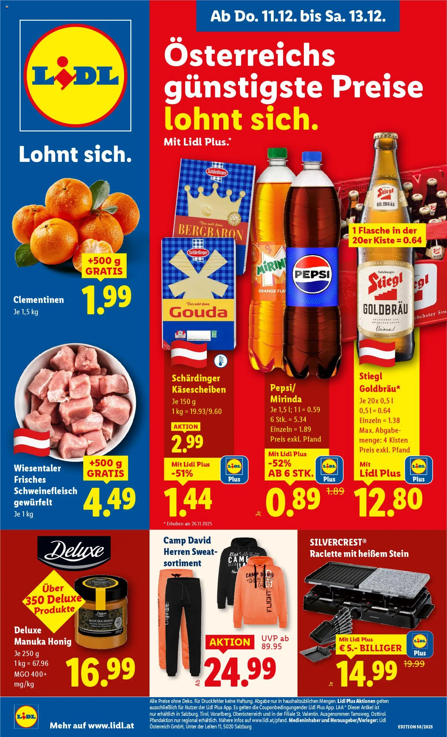 Vorschau der Angebote: Lidl Altenmarkt im Pongau, St. Johann im Pongau, Zell am See gültig ab 11.12.2025