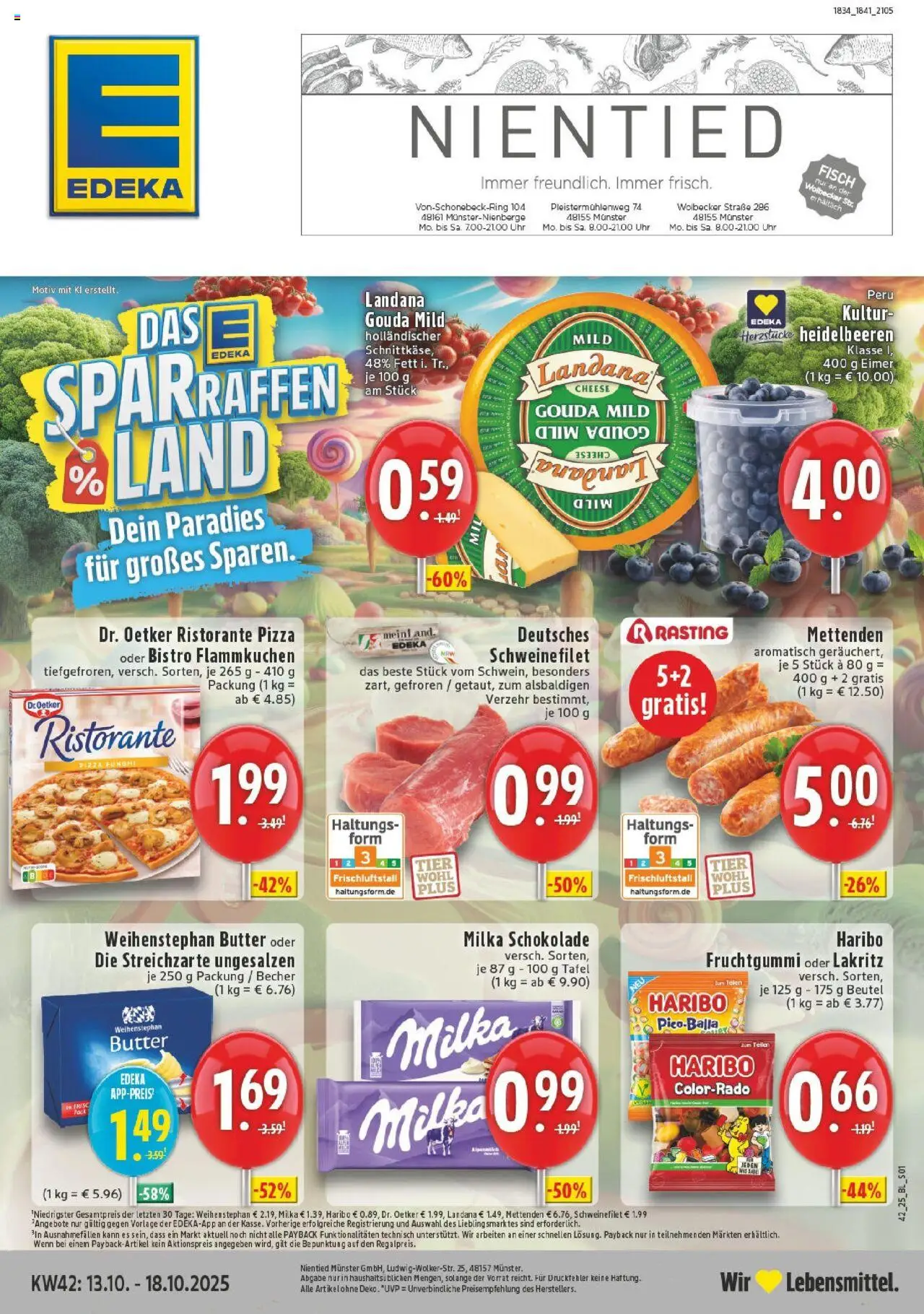 EDEKA Prospekt ab 13.10.2025 - Prospekt Münster Online