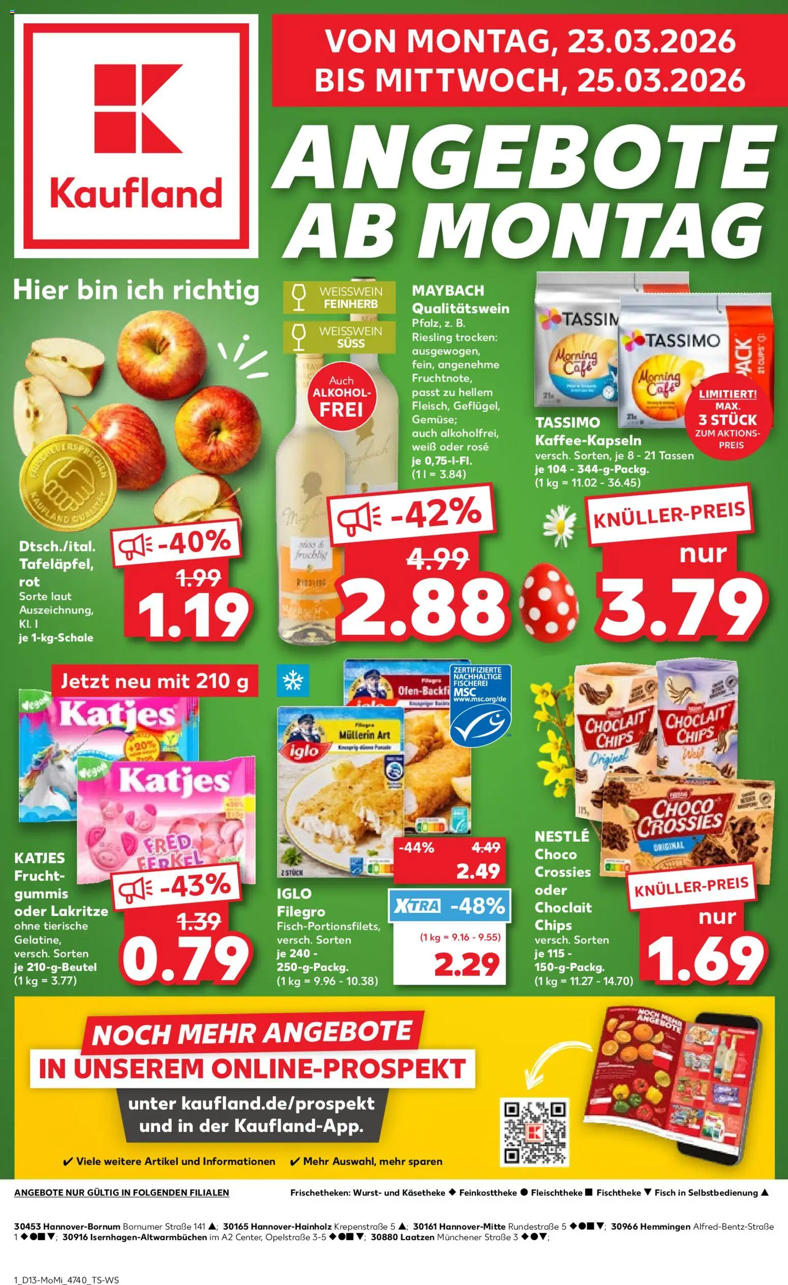 Voorbeeld van Kaufland DE - DE Folder Hannover van winkel Kaufland DE geldig vanaf 23-03-2026 - Chips