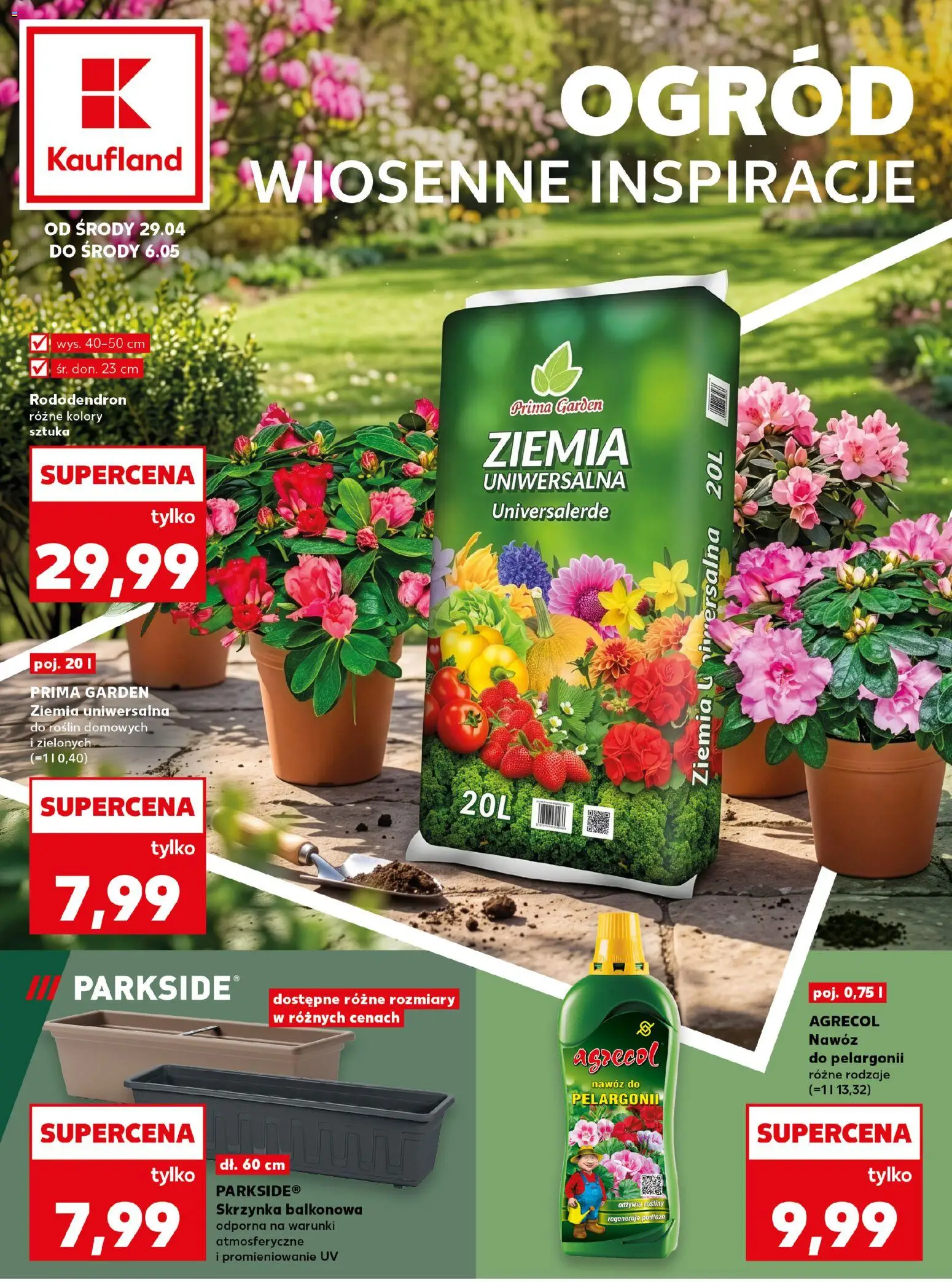 Náhled nabídky: Kaufland Polsko Kaufland Polsko leták - Wiosenne inspiracje platný od 29.04.2026