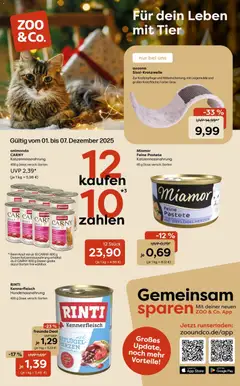 Vorschau von dem Prospekt des Geschäftes Zoo & co, gültig ab dem 01.12.2025