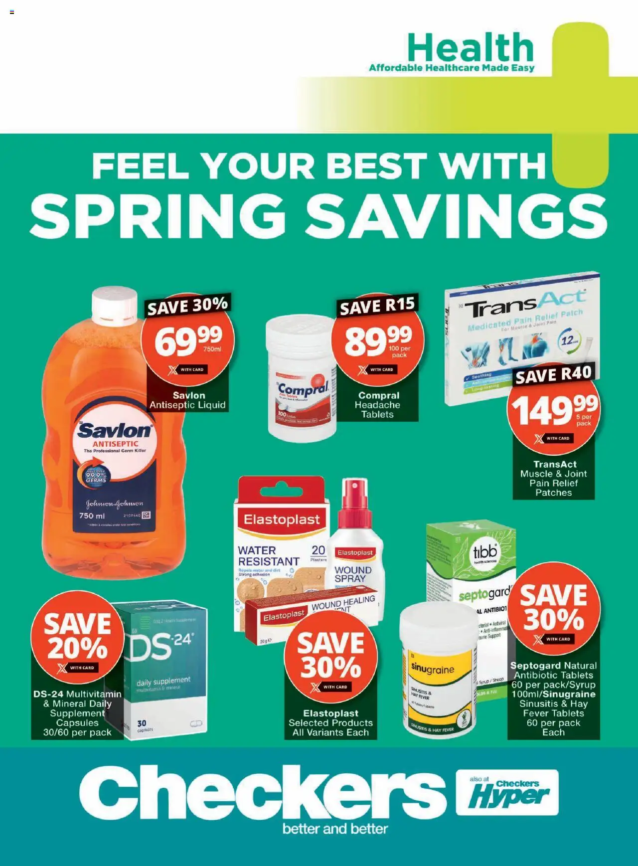 Checkers Medirite September Month-End Promotion 22/09 - 05/10/2025 >> Catalogue