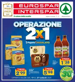 Anteprima dell'opuscolo Volantino Sicilia dal negozio Interspar valido da 17/07/2025
