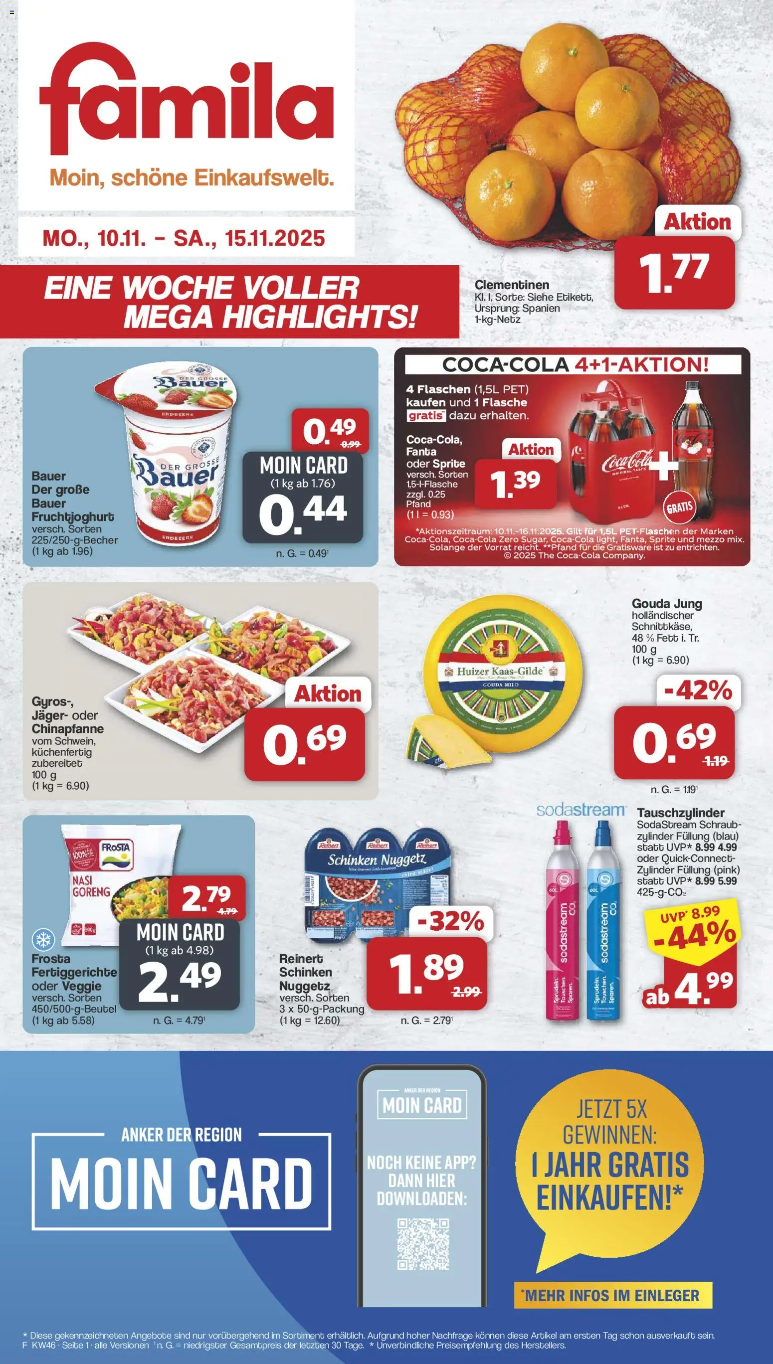 Vorschau von dem Prospekt des Geschäftes Famila Nordwest, gültig ab dem 10.11.2025