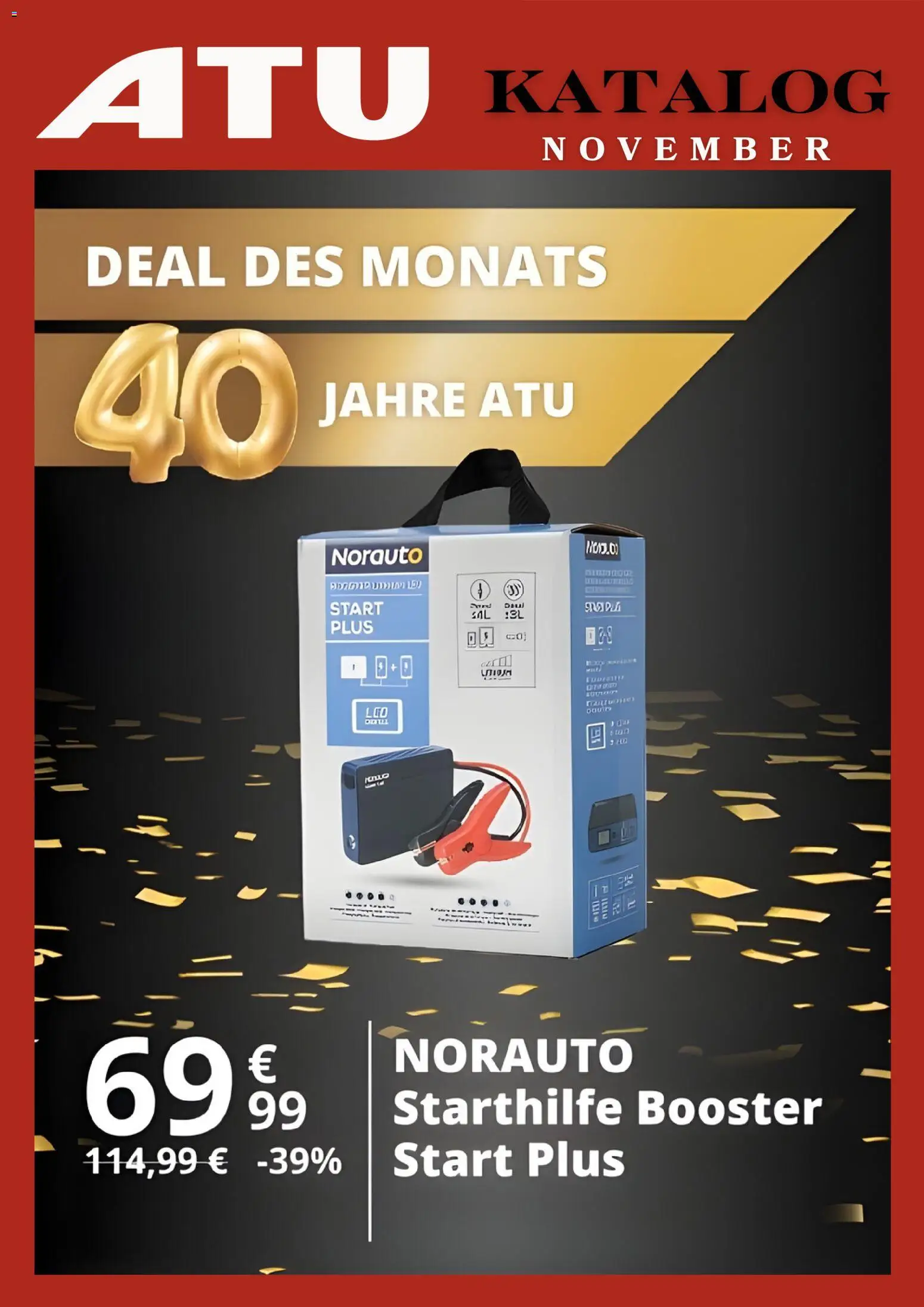 Vorschau von dem Prospekt des Geschäftes ATU, gültig ab dem 01.11.2025