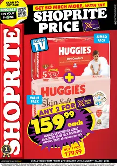 Preview of Shoprite flyer valid from 27/02/2026