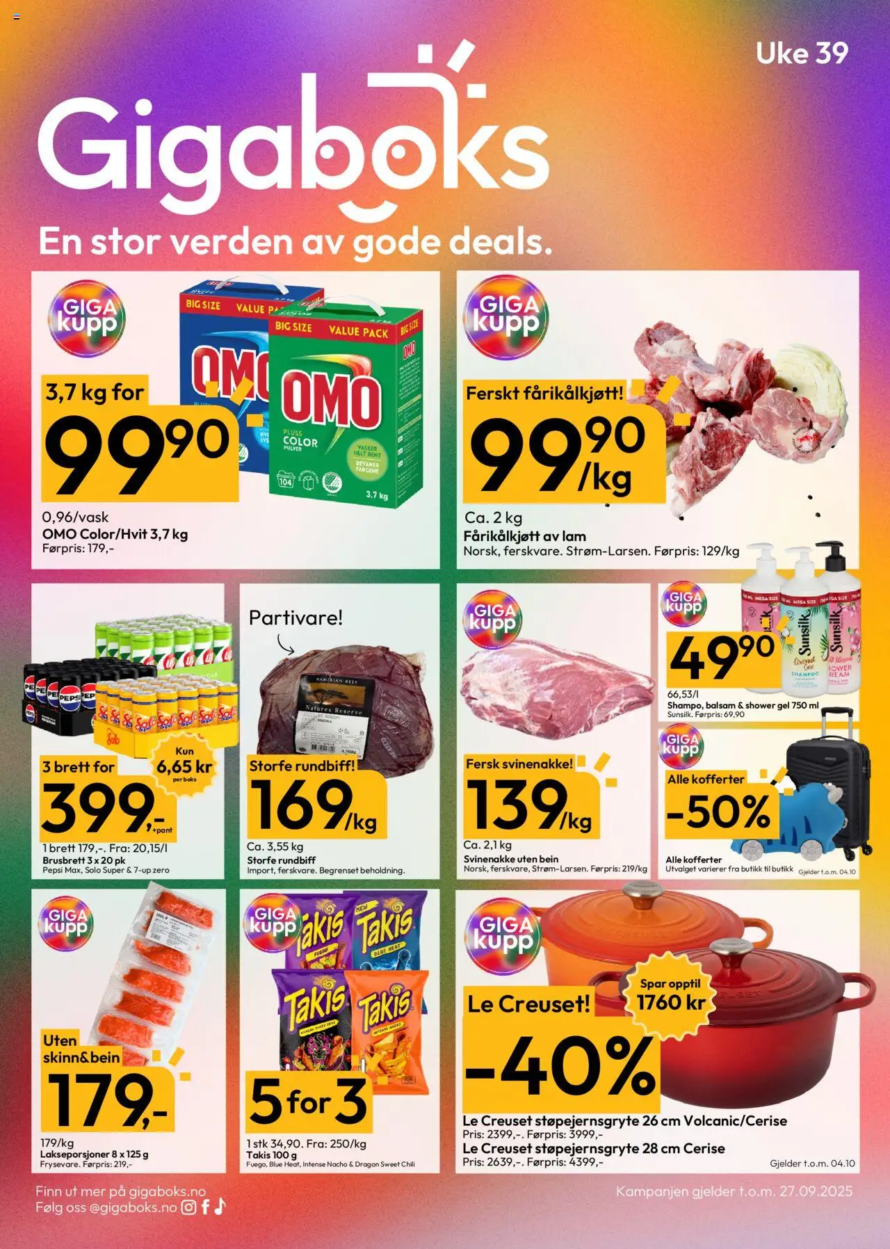 Kundeavis Gigaboks gyldig fra 22/09/2025 - Sidenummer 1