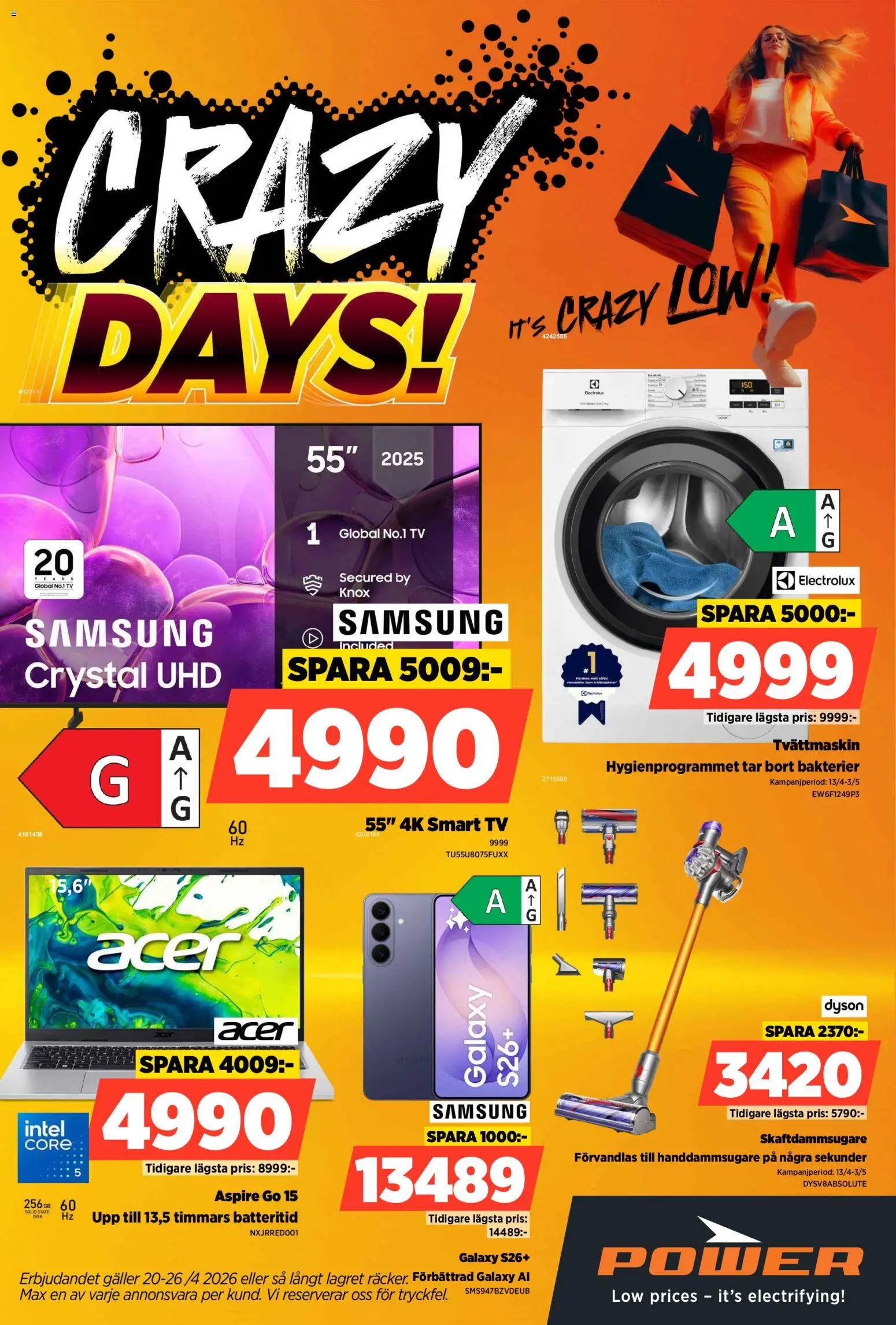 Förhandsgranska reklamblad Power erbjudanden från butik Power gäller från 20/04/2026