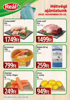 Reál - Bevásárló hétvége - Kisalföld megtekintése, amely érvényes 2025.11.20.-től