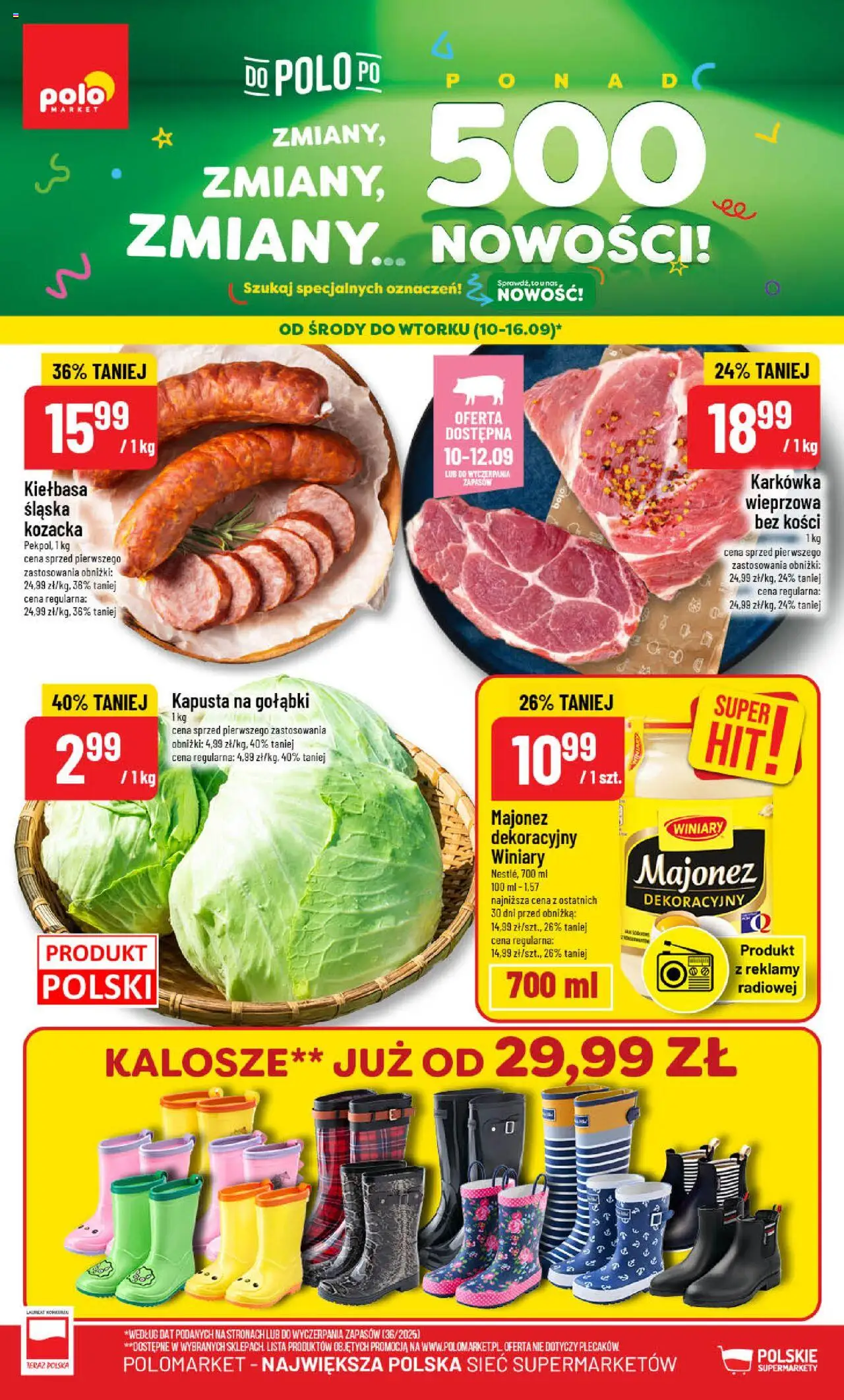 POLOmarket gazetka promocyjna (10.09.2025) - Nowa ulotka - Numer strony 1