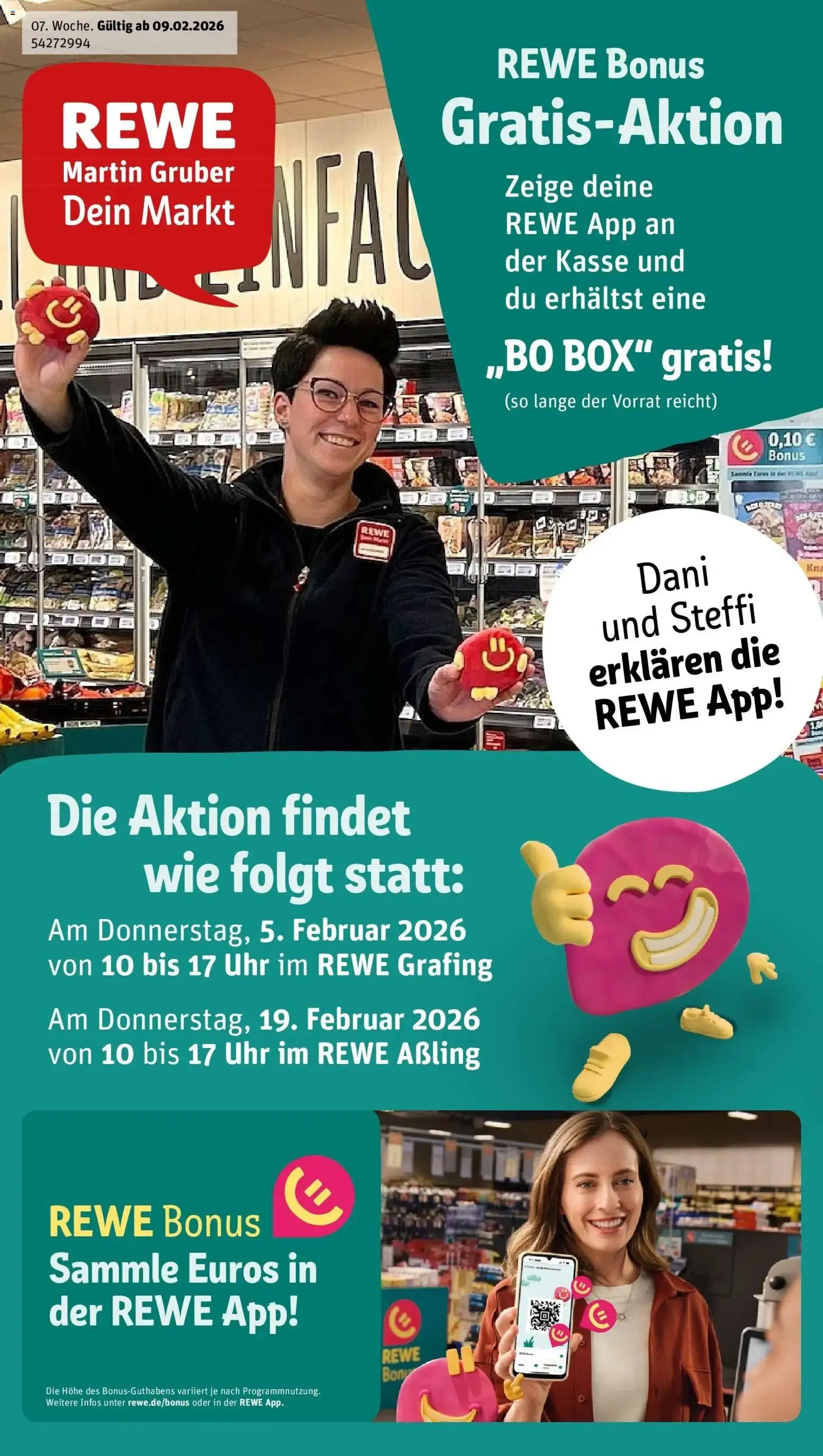 Vorschau von dem Prospekt des Geschäftes Rewe, gültig ab dem 09.02.2026