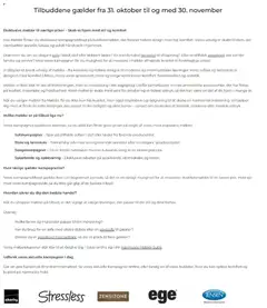 Eksempel på tilbudsavis Black Friday fra butik Møblér gyldig fra 31/10/2025 | Side: 39