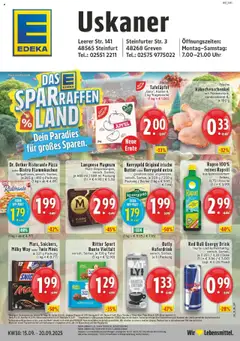 Vorschau von dem Prospekt des Geschäftes Edeka, gültig ab dem 14.09.2025