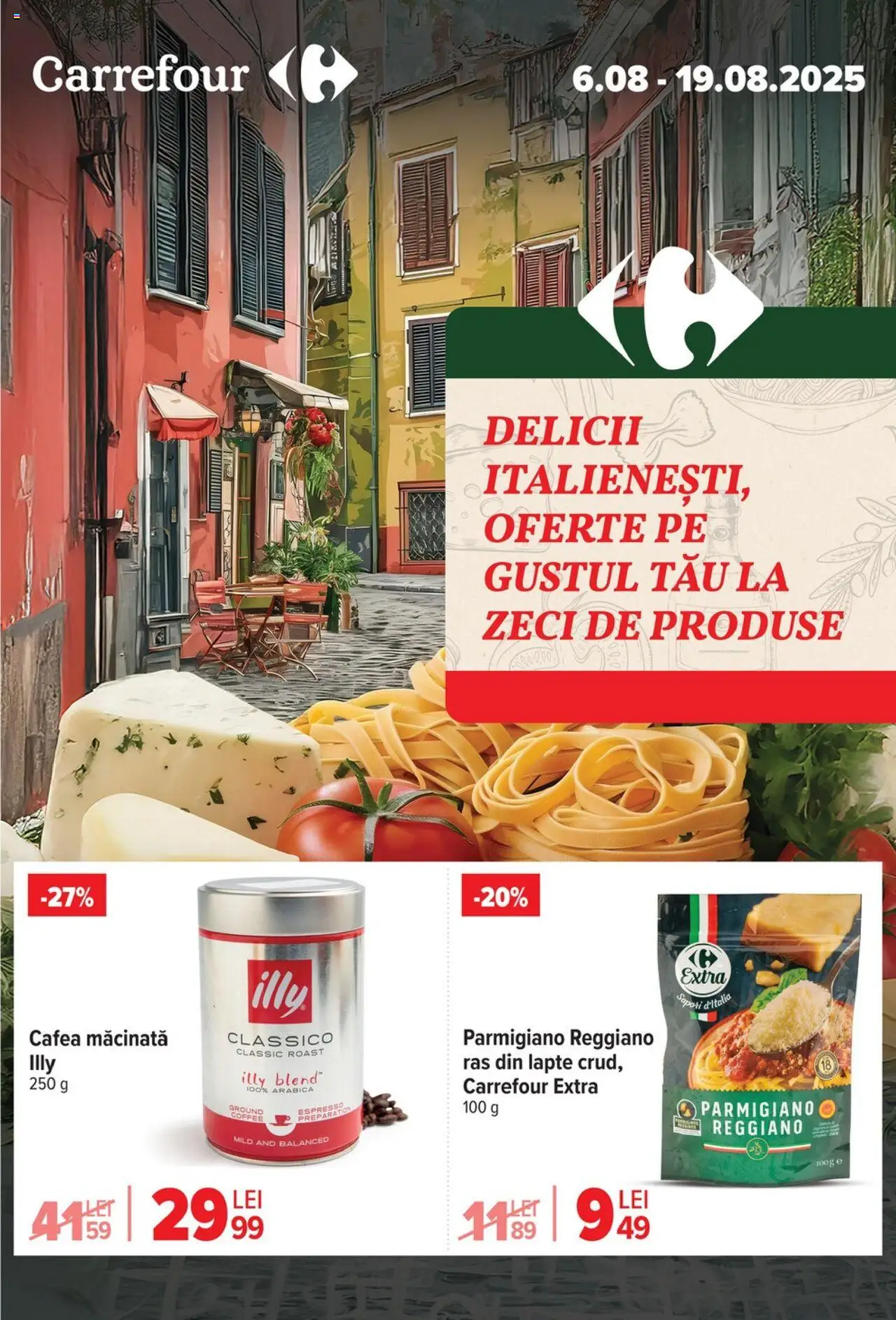 Catalog Carrefour 06.08.2025 - "Catalog -Italian weeks" - Pagină 1