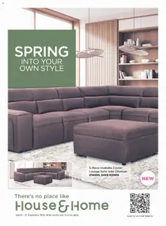 Preview of House and Home flyer valid from 08/09/2025