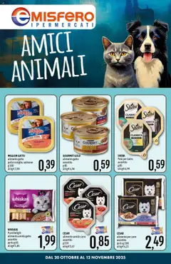 Anteprima dell'opuscolo Volantino Animali dal negozio Emisfero valido da 20/10/2025