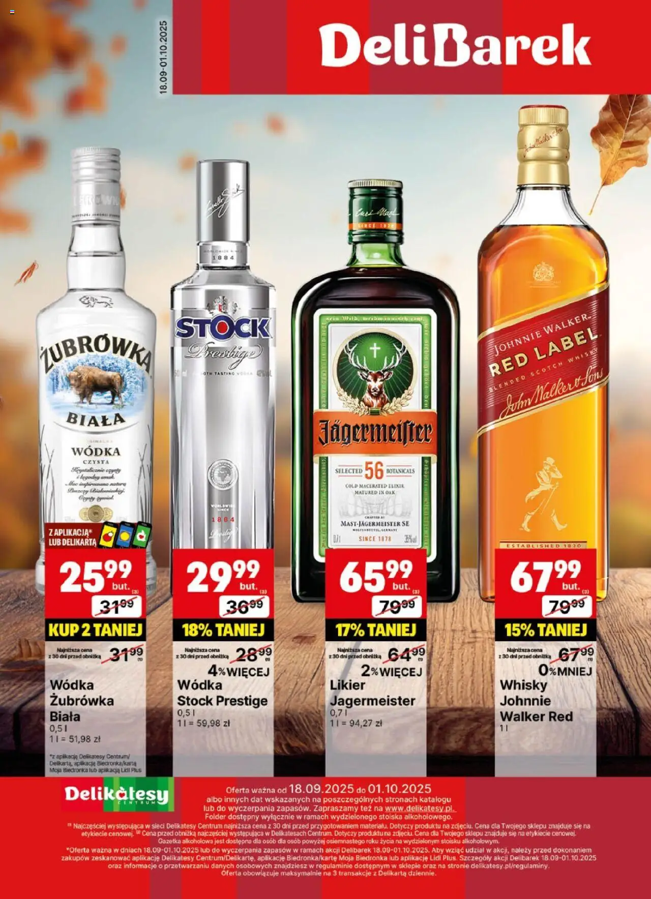 Delikatesy Centrum gazetka 18.09.2025 - Nowa gazetka promocyjna - Numer strony 1