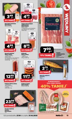Pogląd gazetki "Gazetka spożywcza" ze sklepu Netto ważnej od 27.10.2025 | Strona: 11