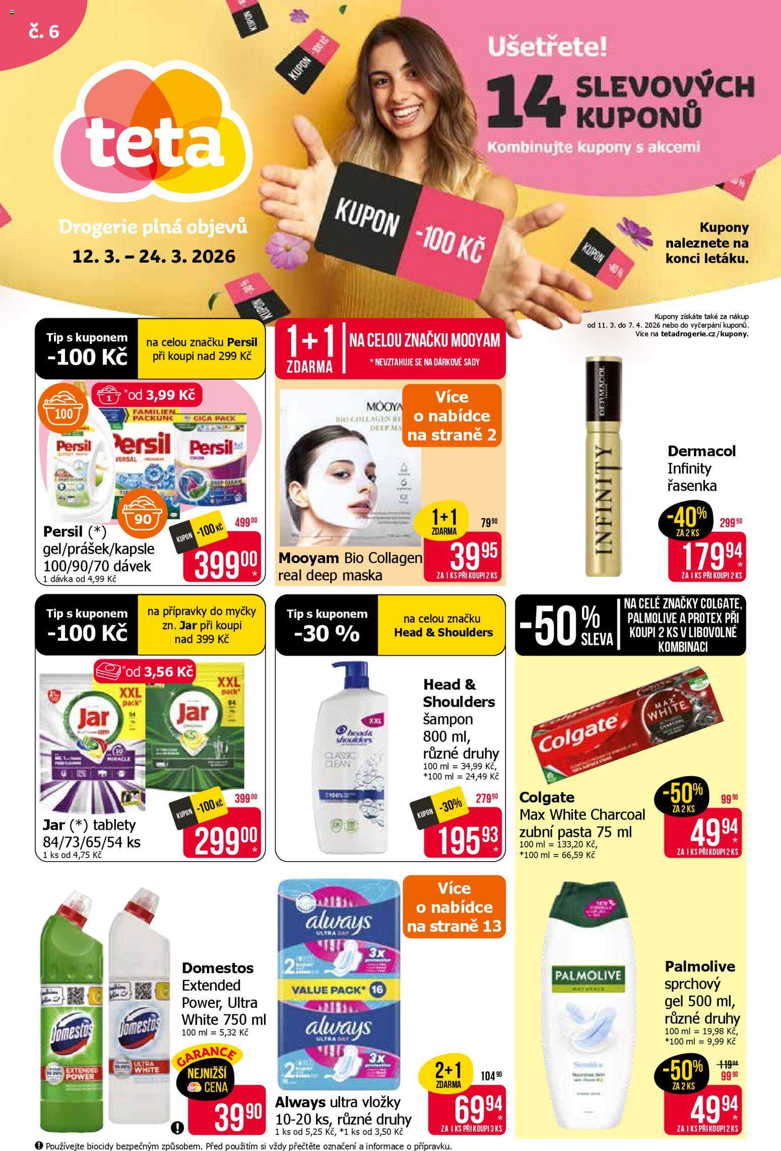 Nový TETA Drogerie leták od 12.03.