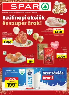 Spar - Akciós újság Spar megtekintése, amely érvényes 2026.02.05.-től