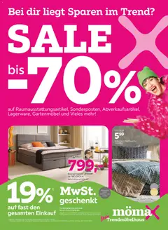 Vorschau von dem Prospekt des Geschäftes Mömax, gültig ab dem 27.12.2025