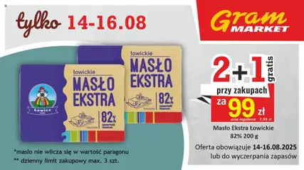 Pogląd gazetki "Niesłychanie Niskie Ceny" ze sklepu Gram Market ważnej od 14.08.2025
