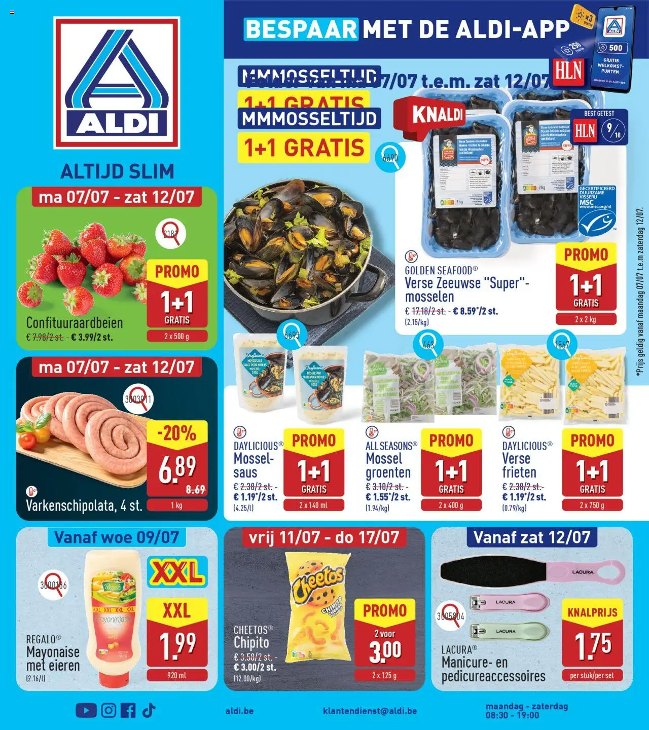 Aldi shop Folder week 28 geldig vanaf 07/07/2025 - Paginanummer 1