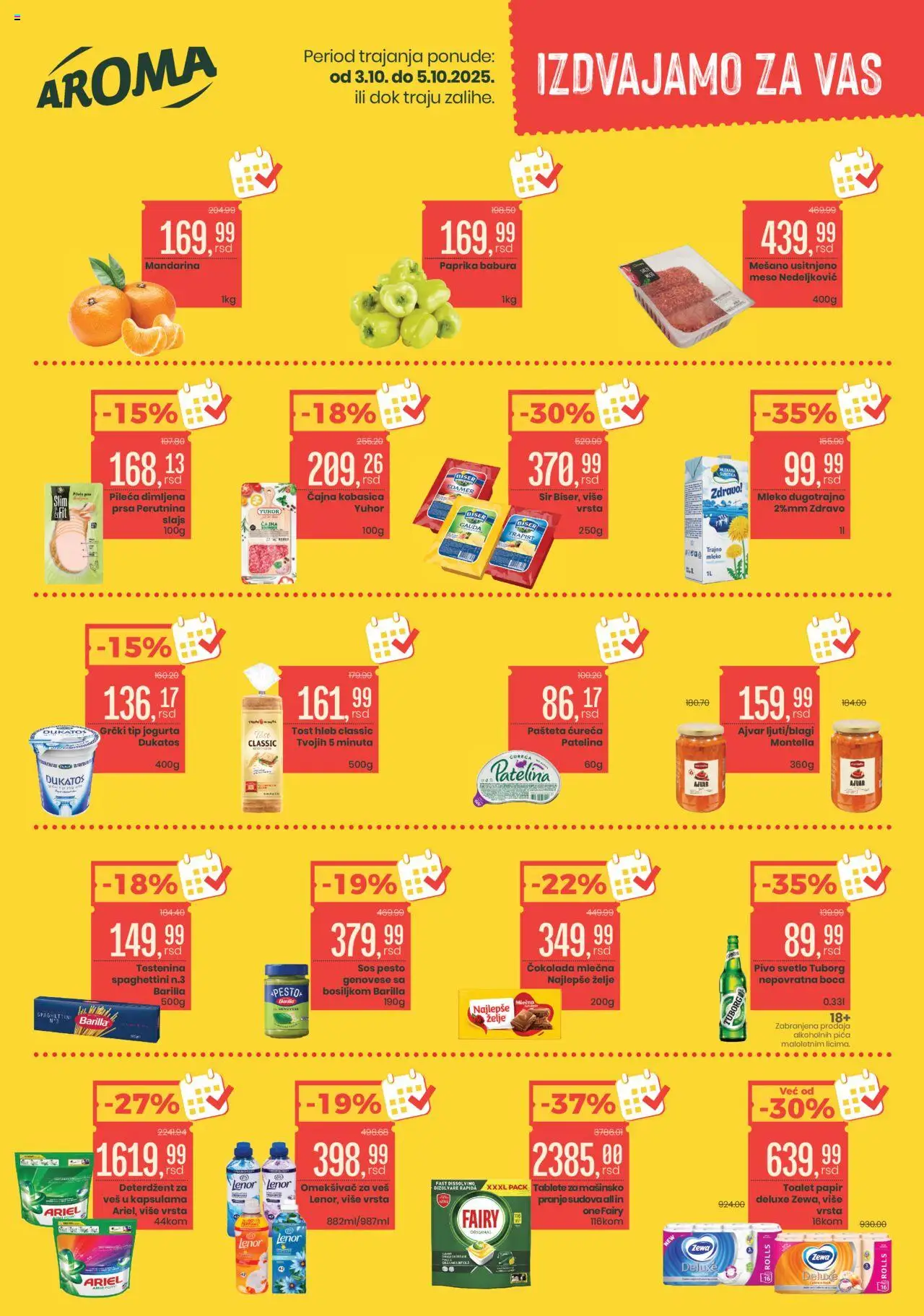 Aroma Market katalog važi od 03.10.2025 - stranica 1