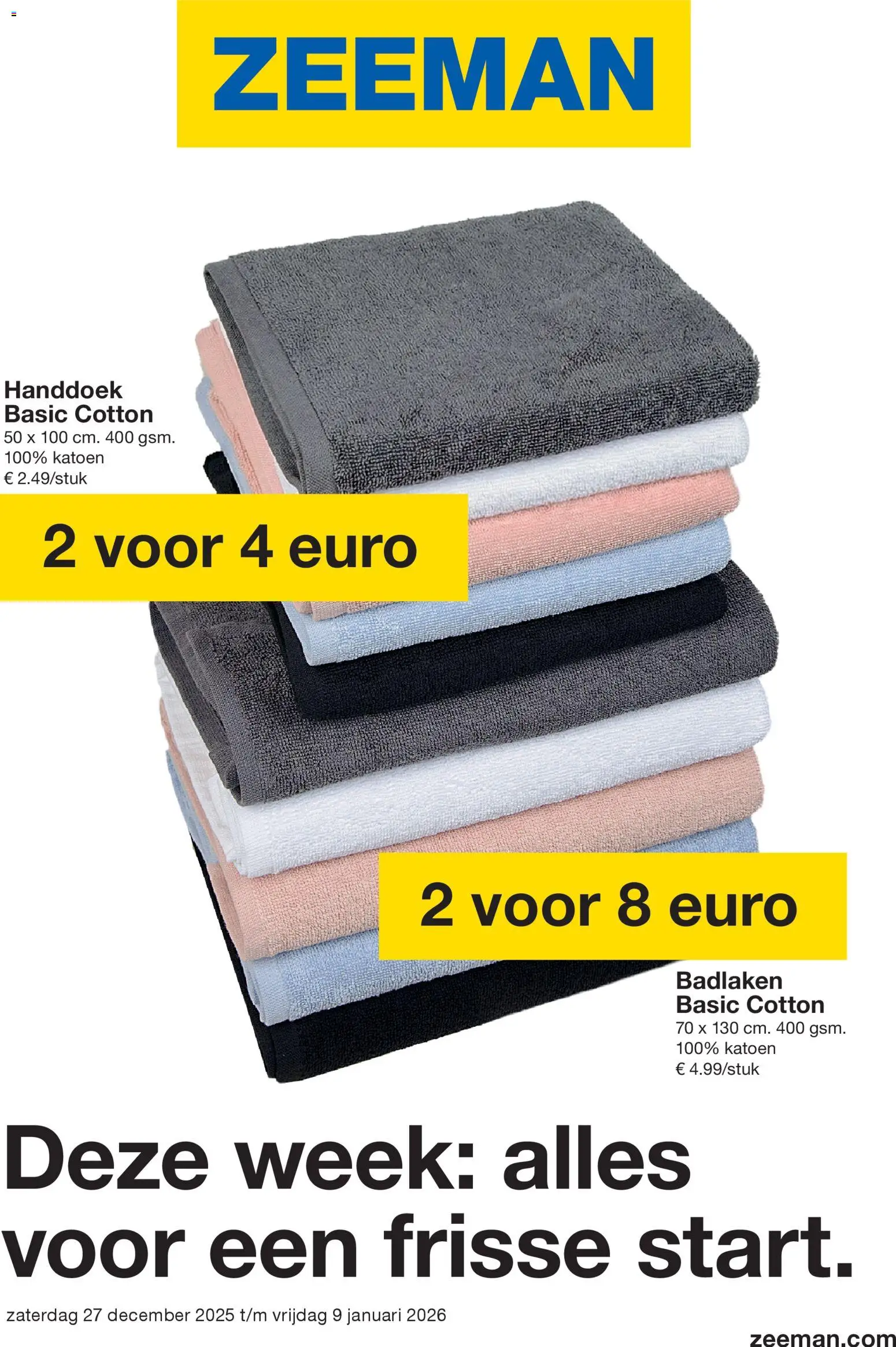 Voorbeeld van Folder van winkel Zeeman geldig vanaf 27-12-2025