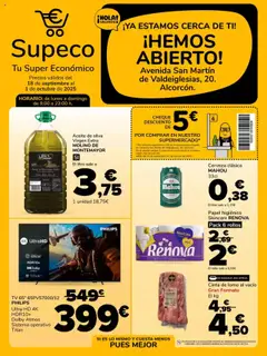 Vista previa del folleto de la tienda Supeco válido desde el 18/09/2025 