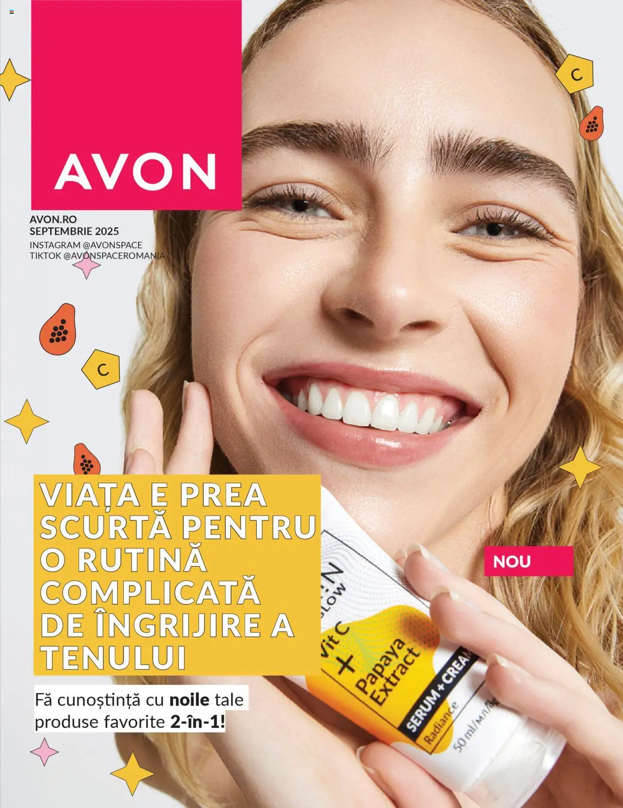 Catalog Avon (01.09. - 30.09.) - Brosura "Catalog - Mini Brosură SK!N" - Pagină 1