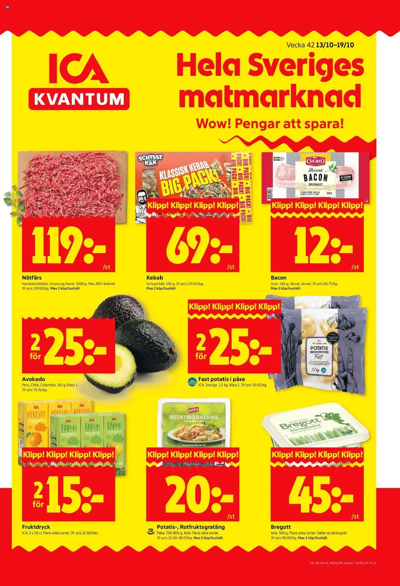 Tyresö är giltig 13/10 2025 > Veckans Erbjudanden gäller från 13/10/2025 till 19/10/2025 sidnummer 1