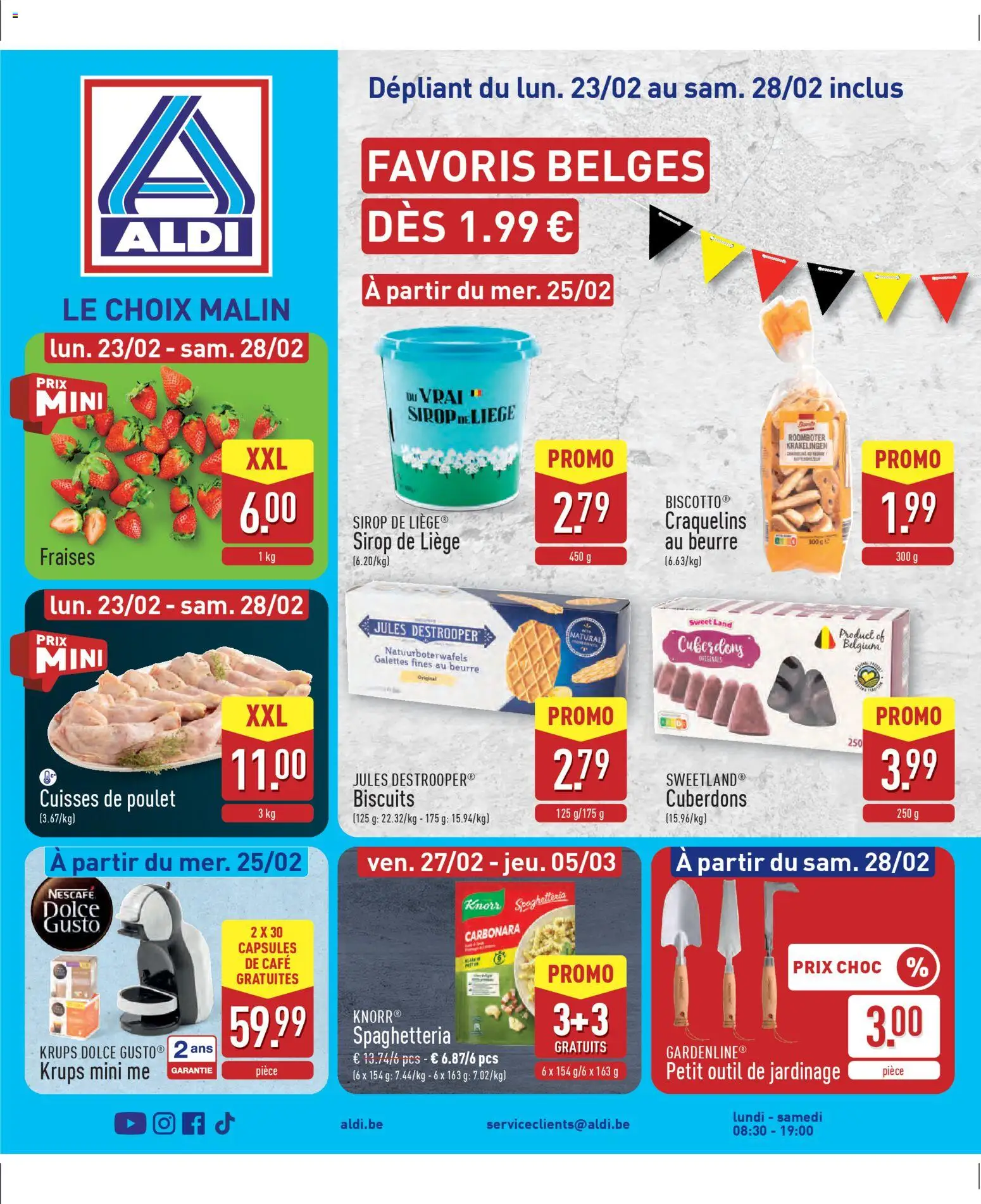 Voorbeeld van Folder de la semaine 9 van winkel Aldi geldig vanaf 23/02/2026
