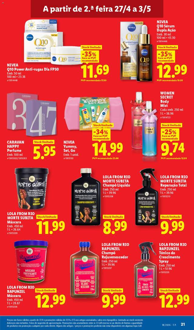 Novo folheto Lidl a partir de 27/04