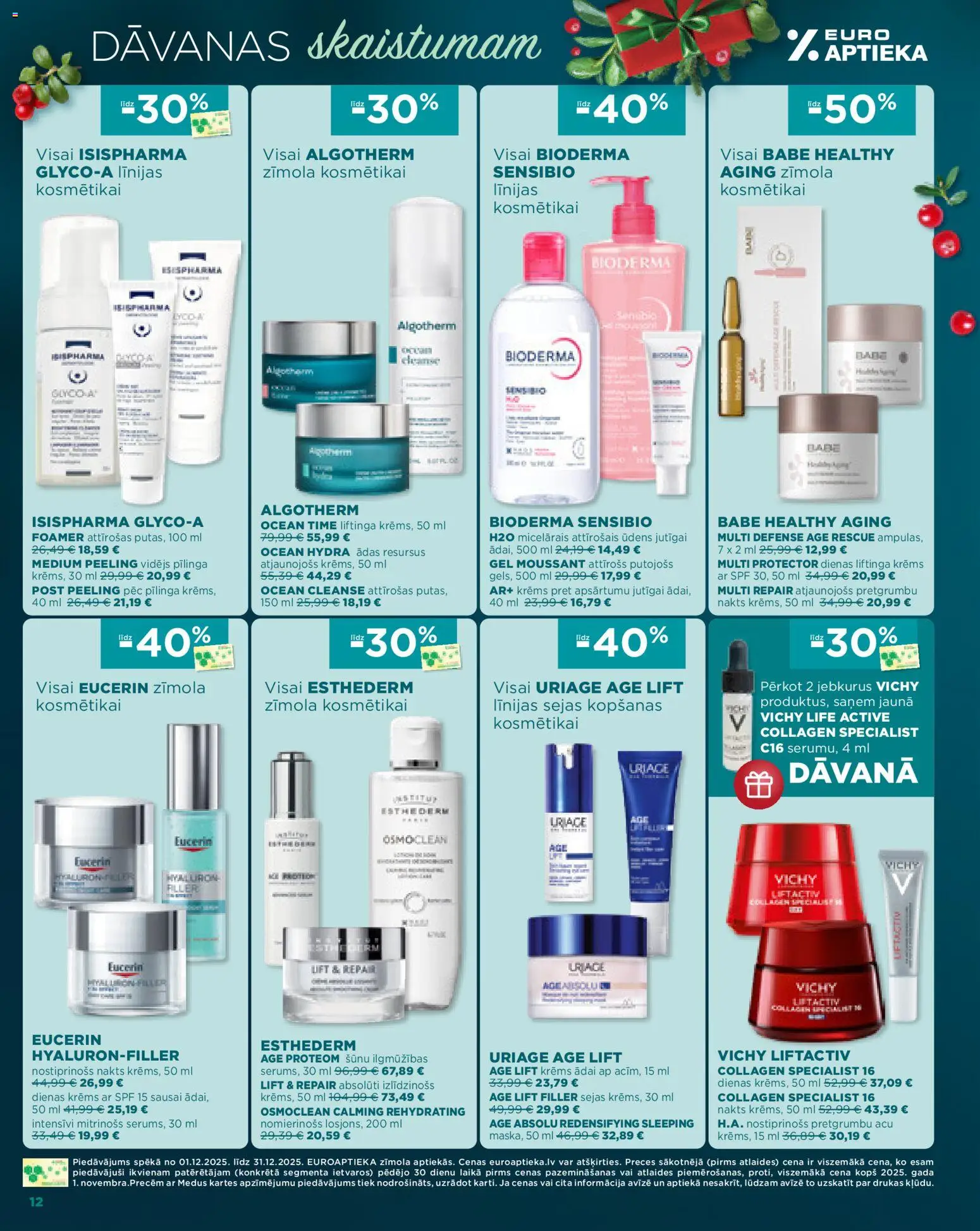 Skatīt Euroaptieka akciju bukletu, derīgs no 2025.12.01