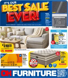Preview of OK Furniture flyer valid from 25/02/2026