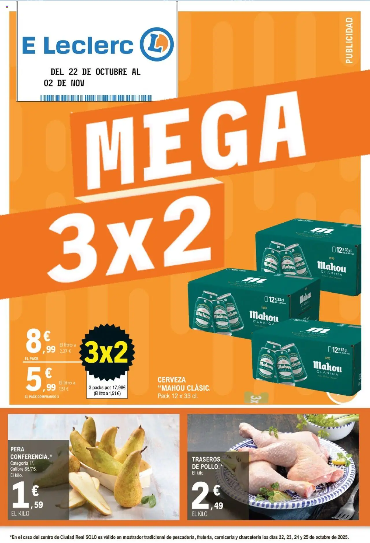 E.Leclerc Folleto > 22/10 - 02/11/2025 > Ofertas - Cerveza