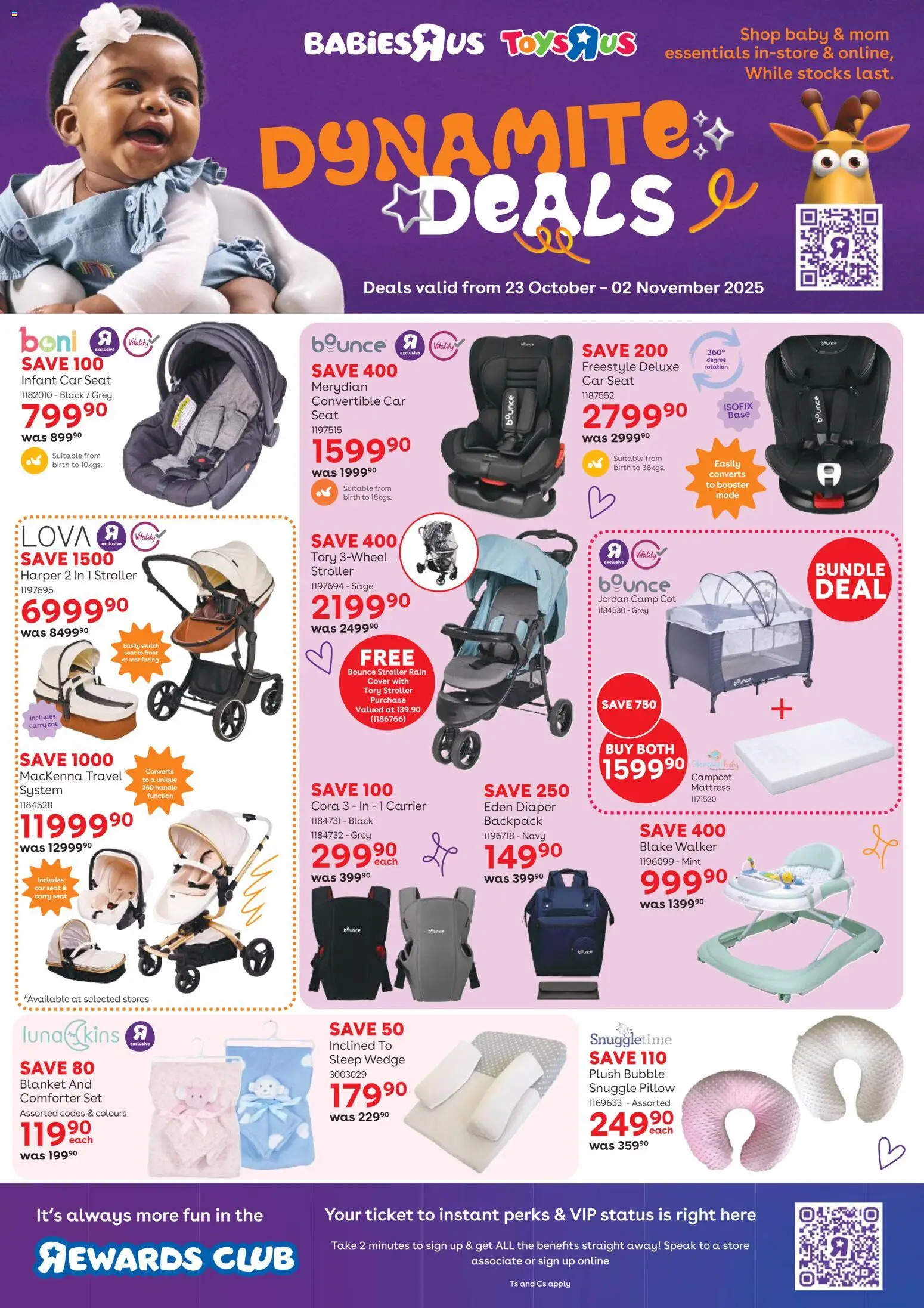 Babies R Us Specials from 23/10 - 02/11/2025 > Promotions